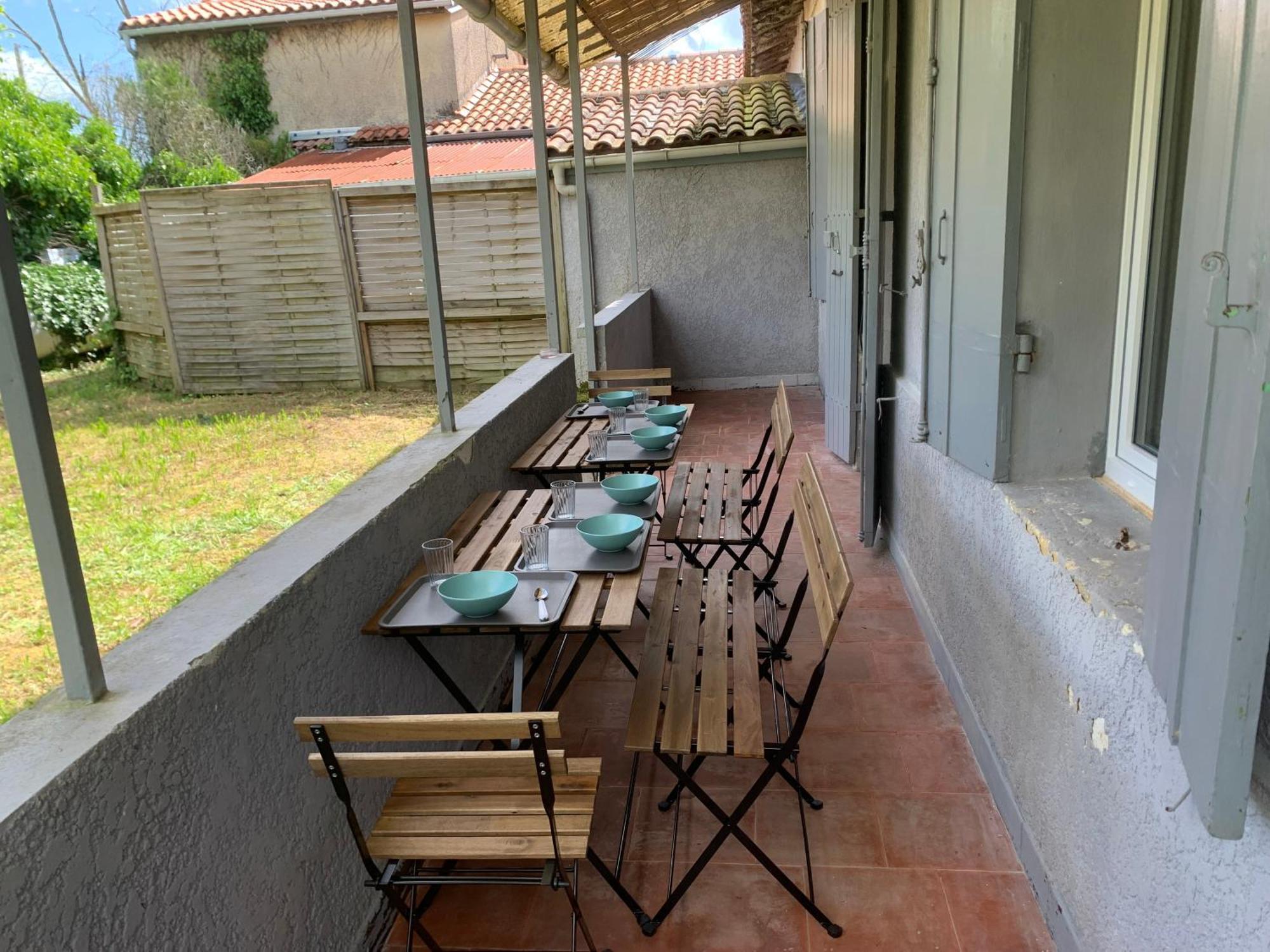 Jolie Medocaine Avec Jardin Apartman Saint-Estèphe Kültér fotó